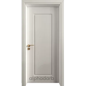 درب اتاق خواب سفید ساده